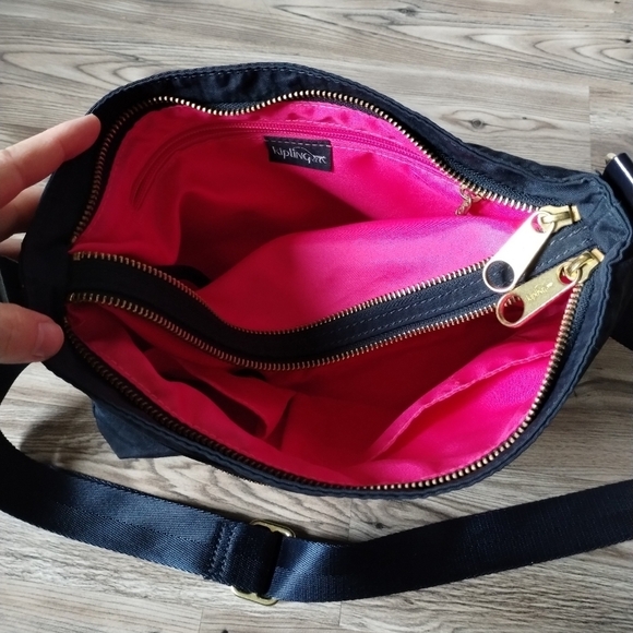 Kipling Always On Adelaide Crossbody Navy Gold - Picture 4 of 7